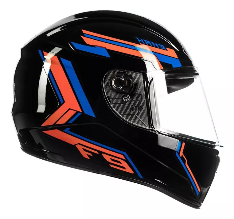 Capacete Fly F-9 Hans - LCW Motos